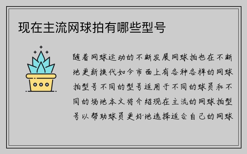 现在主流网球拍有哪些型号