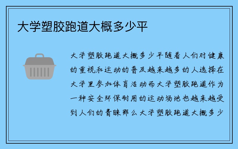 大学塑胶跑道大概多少平